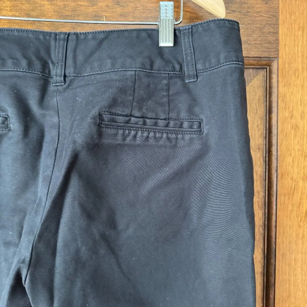 #2 White House Black Market Black Straight Leg Pants Size 12R